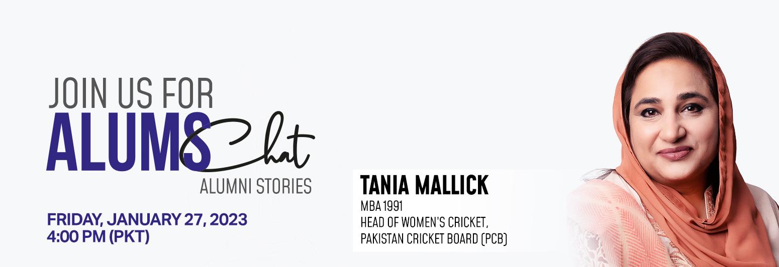 Alums Chat with Tanya Mallick