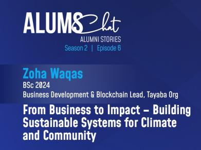 Building sustainable systems for climate and community with Zoha Waqas 