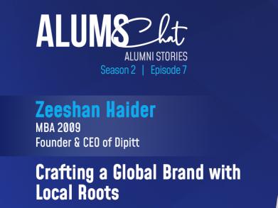 ALUMS Chat: Zeeshan Haider on Crafting a Global Brand with Local Roots 