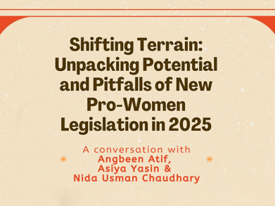  Shifting Terrain: Unpacking Potential and Pitfalls of New Pro-Women Legislation in 2025
