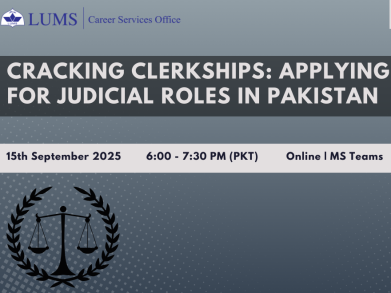 Cracking Clerkships: Applying for Judicial Roles in Pakistan